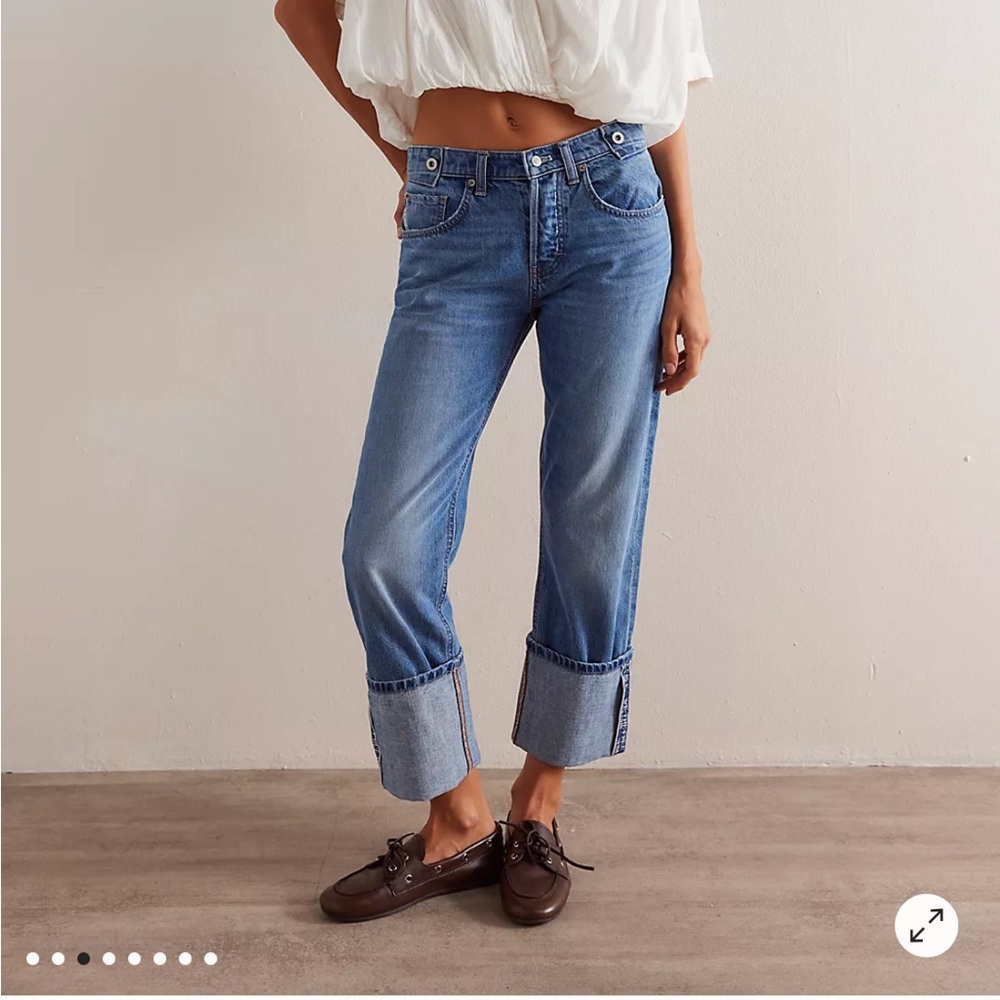 Free People slim selvedge jean